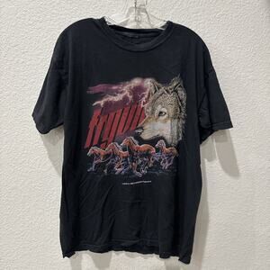 Wolf T-shirt Men's Size L
